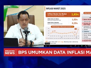Video: BPS Catat Kenaikan Inflasi Maret 2025, Capai 1,65% (mtm)