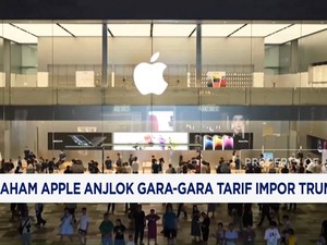 Video: Saham Apple Anjlok Gara-Gara Tarif Impor Trump