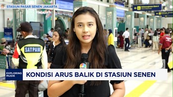 Video: Kondisi Arus Balik di Stasiun Senen Usai Cuti Bersama Berakhir