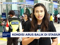 Video: Kondisi Arus Balik di Stasiun Senen Usai Cuti Bersama Berakhir