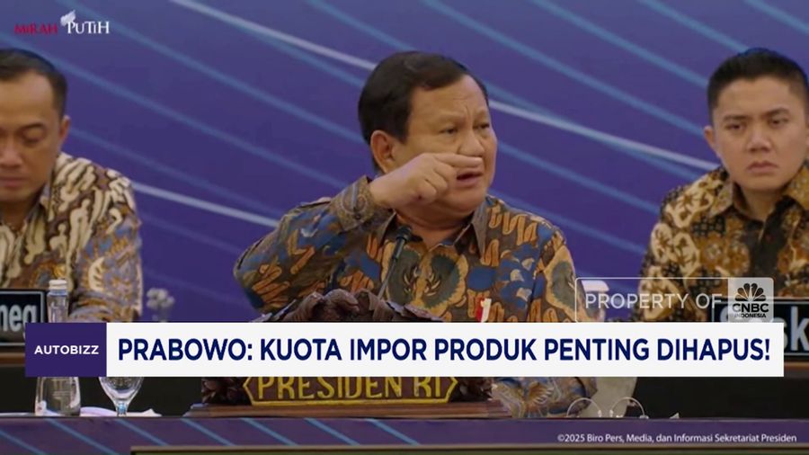 Prabowo Minta Kuota Impor Produk Penting Dihapus!