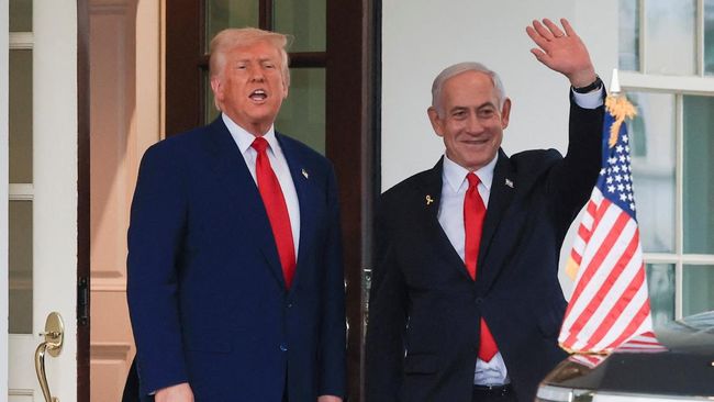 Potret Netanyahu Bujuk Trump soal Tarif Impor di Gedung Putih