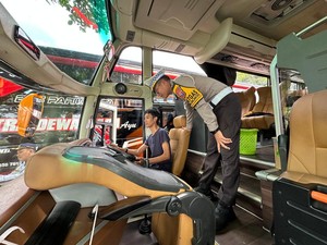 Ramp Check Rutin Libur Lebaran di Kota Batu, Nihil Kendaraan Tak Laik Jalan