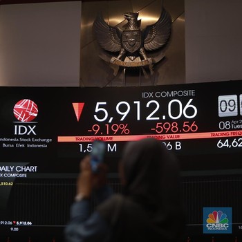 Sempat Trading Halt, Penurunan IHSG Berkurang ke 8%