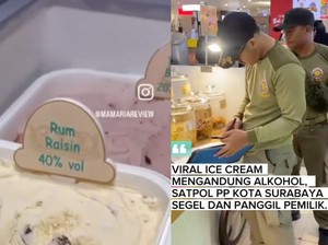 Viral Gerai Es Krim Beralkohol di Surabaya Disegel, Ini 5 Faktanya!
