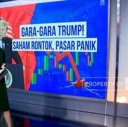 Video: Gara-gara Trump! Saham Rontok, Pasar Panik