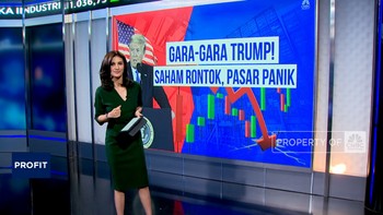 Video: Gara-gara Trump! Saham Rontok, Pasar Panik