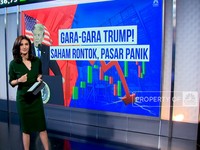 Video: Gara-gara Trump! Saham Rontok, Pasar Panik