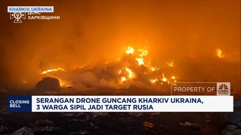 Video: Serangan Drone Hantam Kharkiv Ukraina, 3 Warga Sipil Terluka