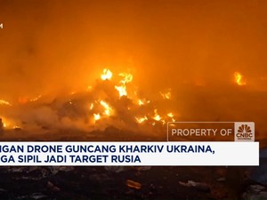 Video: Serangan Drone Hantam Kharkiv Ukraina, 3 Warga Sipil Terluka