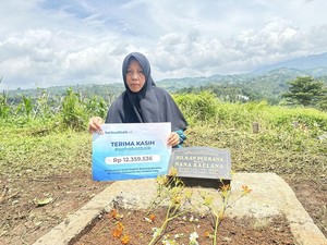 Donasi Sahabat Baik Bantu Biaya Pemakaman Hilman Penderita Cerebral Palsy