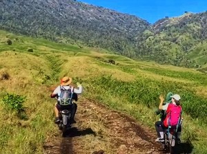 125 Tukang Ojek Ajukan Izin Operasi di Lereng Gunung Rinjani