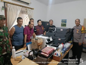 Pabrik Uang Palsu di Kota Bogor Digerebek, 2 Orang Ditangkap