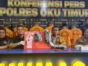 Polisi Ringkus 6 Pelaku Penyalahgunaan Narkoba di OKU Timur