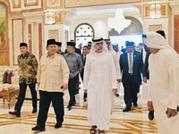 Prabowo Lakukan Pertemuan Tertutup di Rumah Presiden MBZ