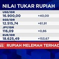 Video: Rupiah Terus Melemah, Sentuh Rp16.900 per Dolar AS