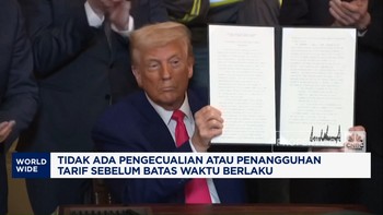 Video: Sah! 86 Negara Termasuk RI 'Digetok' Tarif Baru Ke AS