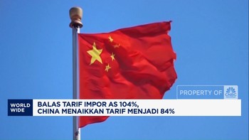 Video: Balas Tarif Impor AS 104%, China Menaikkan Tarif Menjadi 84%