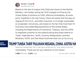 Video: Trump Tunda Tarif Puluhan Negara-China Larang Kerja Gila-Gilaan