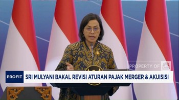 Video: Sri Mulyani Bakal Revisi Aturan Pajak Merger & Akuisisi