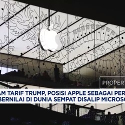 Video: Gara-Gara Tarif Trump, Posisi Apple Sempat Disalip Microsoft