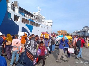 1,7 Juta Orang Mudik Lebaran Lewat Pelabuhan