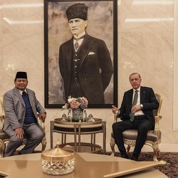 Di DPR Turki, Prabowo Bicara Penindasan Bangsa Besar