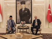 Di DPR Turki, Prabowo Bicara Penindasan Bangsa Besar