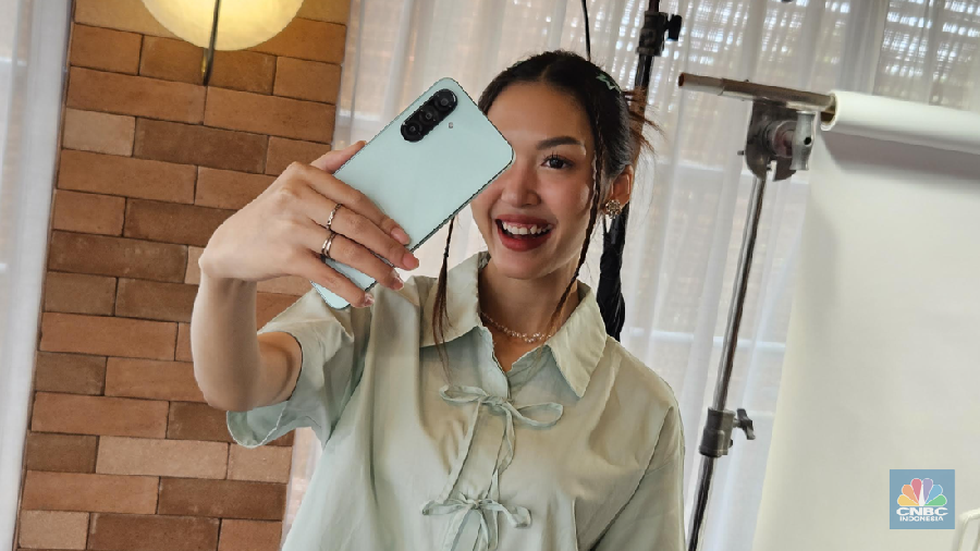 Samsung Galaxy A26 5G. (CNBC Indonesia/Intan Rakhmayanti Dewi)