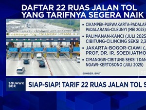 Video: Perhatian! Tarif 22 Ruas Jalan Tol Bakal Segera Naik