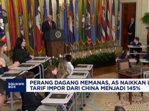 Video: Trump Memanas, AS Naikkan Lagi Tarif Impor dari China Jadi 145%