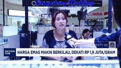 Video: Harga Emas Makin Berkilau, Dekati Rp 1,9 Juta/Gram