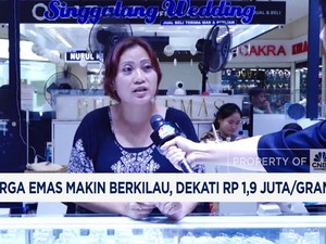 Video: Harga Emas Makin Berkilau, Dekati Rp 1,9 Juta/Gram