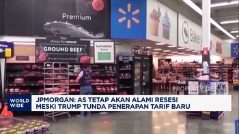 Video:JP Morgan: AS Akan Alami Resesi Meski Trump Tunda Tarif Impor