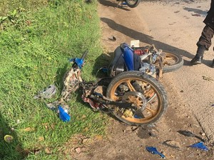 2 Motor Adu Banteng di Pangkep saat Menyalip, 3 Orang Luka