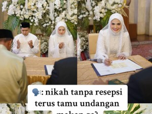 Viral Pengantin Nikah Tanpa Resepsi, Tak Sediakan Prasmanan untuk Tamu Tapi...
