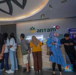 Antam Jual Emas 13,74 Ton Dalam Tiga Bulan, Laba Naik 9 Kali Lipat
