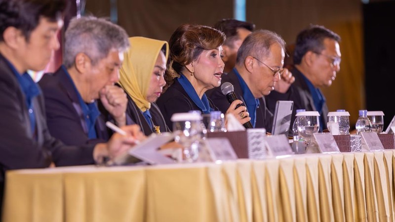 PT Allo Bank Indonesia Tbk (Allo Bank) menyelenggarakan Rapat Umum Pemegang Saham Tahunan (RUPST) 2025 di Menara Bank Mega (MBM), Jakarta, Kamis (10/4/2025). (Istimewa)