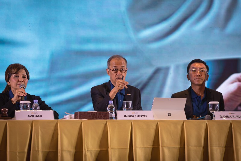 PT Allo Bank Indonesia Tbk (Allo Bank) menyelenggarakan Rapat Umum Pemegang Saham Tahunan (RUPST) 2025 di Menara Bank Mega (MBM), Jakarta, Kamis (10/4/2025). (Istimewa) PT Allo Bank Indonesia Tbk (Allo Bank) menyelenggarakan Rapat Umum Pemegang Saham Tahunan (RUPST) 2025 di Menara Bank Mega (MBM), Jakarta, Kamis (10/4/2025). (Istimewa)