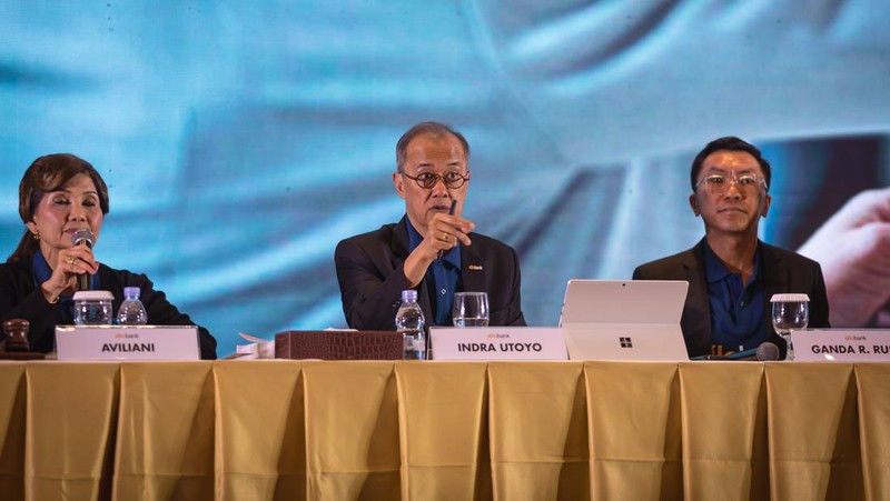 PT Allo Bank Indonesia Tbk (Allo Bank) menyelenggarakan Rapat Umum Pemegang Saham Tahunan (RUPST) 2025 di Menara Bank Mega (MBM), Jakarta, Kamis (10/4/2025). (Istimewa)