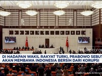 Video: Di Turki, Prabowo Janji Membawa Indonesia Bersih dari Korupsi