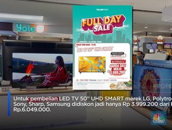 Surprise! Hari Ini di Transmart TV LED Diskon Gede