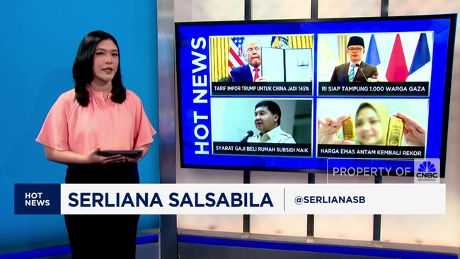 Video: Tarif Impor AS China Jadi 145% - Harga Emas Antam Kembali Rekor