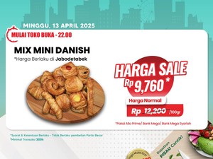 Mix Mini Danish Diskon Jadi Segini di Transmart Full Day Sale Besok