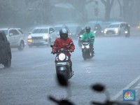 Tak Ada La Nina, Wilayah RI Ini Kena Peringatan Siaga Hujan Lebat