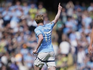 Gol Tendangan Bebas De Bruyne Picu Kebangkitan Man City