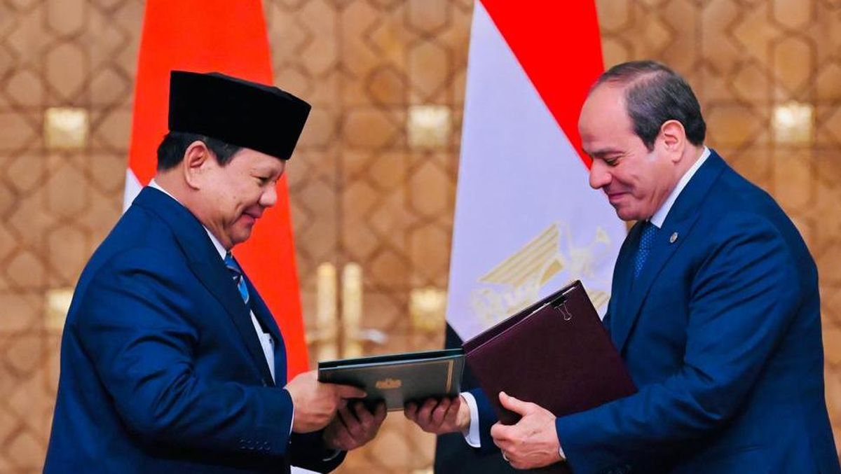 Prabowo dan Presiden Mesir Akan Teken MoU Kerja Sama Visa hingga Statistik — NadiKabar.com