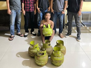 Kawanan Pemuda di Prabumulih Curi 30 Tabung LPG 3 Kg, 1 Ditangkap-3 Buron