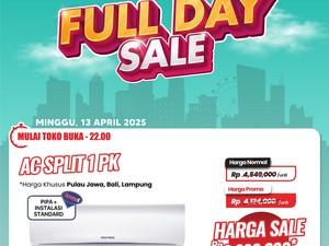 AC Split Harga Rp 3 Jutaan Hanya di Transmart Full Day Sale