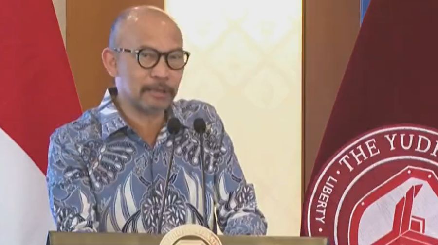 Anggota Dewan Ekonomi Nasional, Muhammad Chatib Basri di acara The Yudhoyono Institute, Minggu, 13/4. (Tangkapan Layar CNBC Indonesia TV)